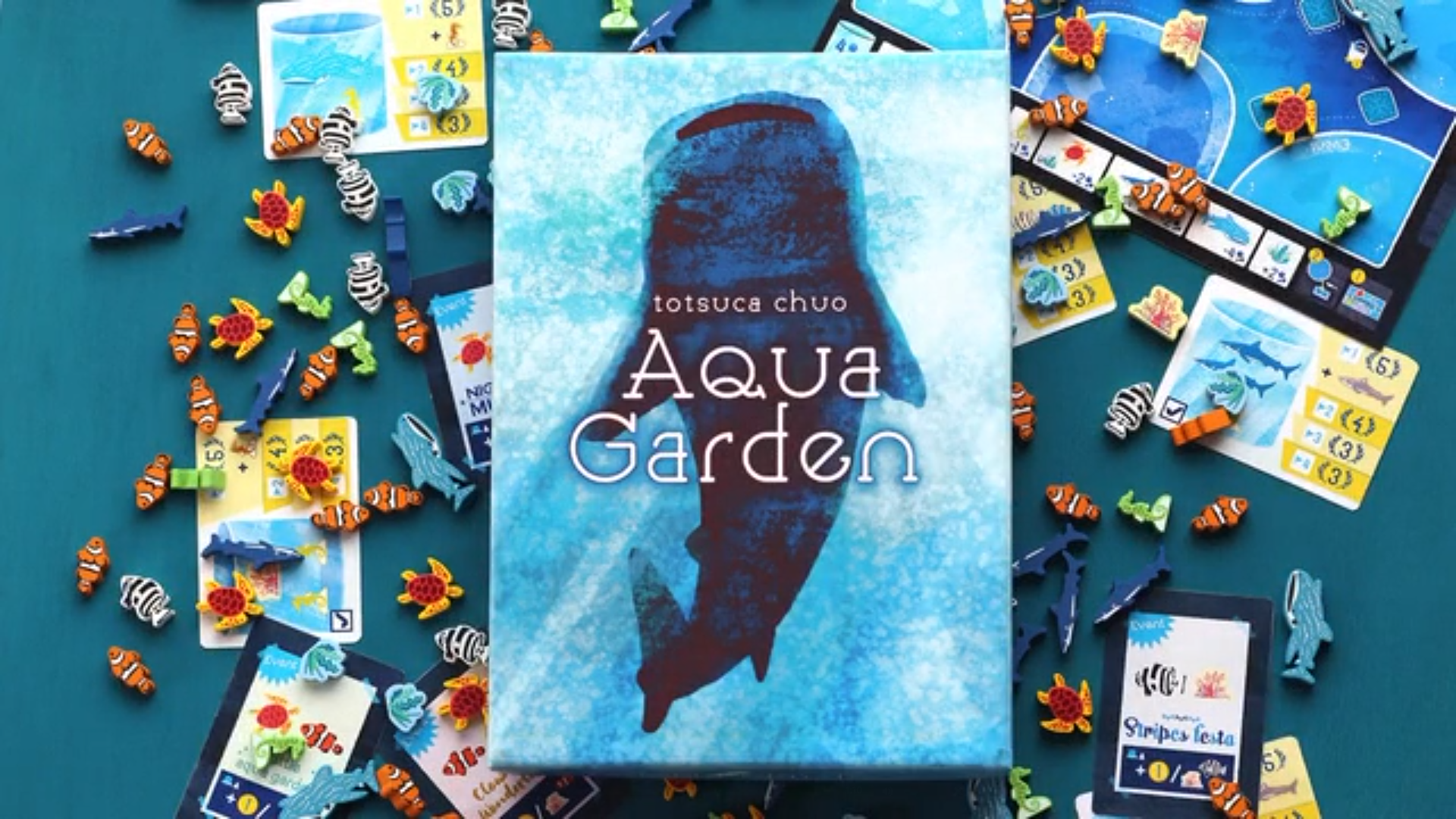 Create a marine paradise in fishplacement board game Aqua Garden